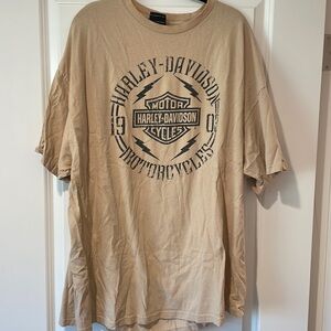 Harley Davidson Tan Wisconsin T-Shirt